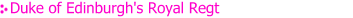 Duke of Edinburgh's Royal Regt
